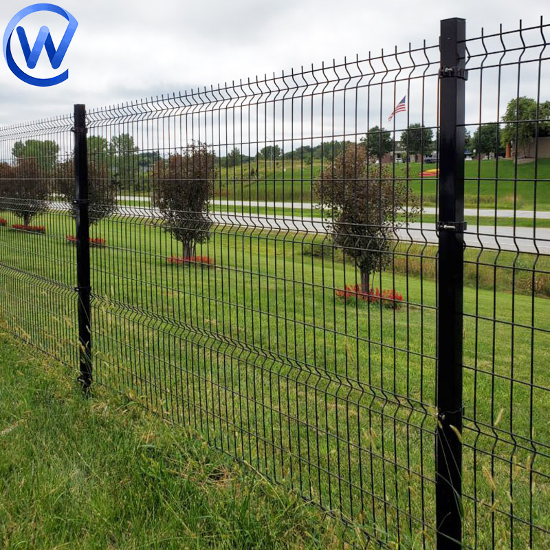 3D Curved Welded Wire Mesh Fence - Hebei Weichun | Durable Security &amp; Custom Design